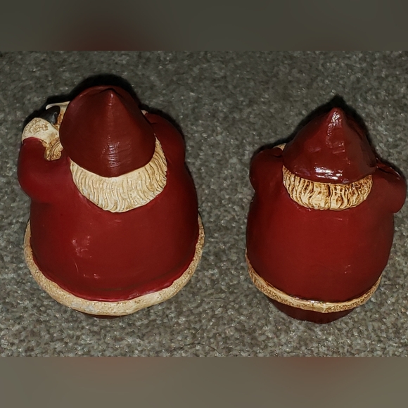 Jim Shore VERY RARE Vintage Santa's set of 2  signed - Picture 5 of 7